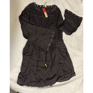 Black long sleeve dress